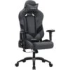 Fauteuil De Bureau Chaise Gaming Gamer Hauteur Réglable Gris Noir 12_0000399
