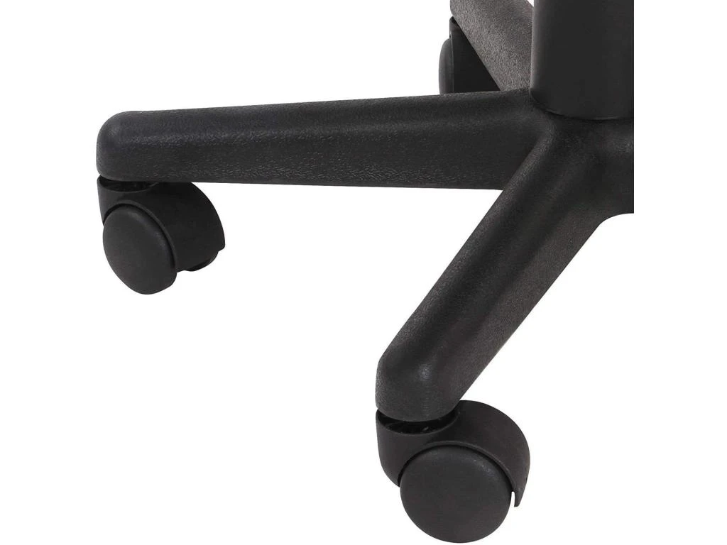 Chaise De Bureau Pivotante Avec Hauteur Réglable Siège Ergonomique En Synthétique Noir Fauteuil De Bureau Pour Ordinateur Gamer 01_0000082 – Image 5