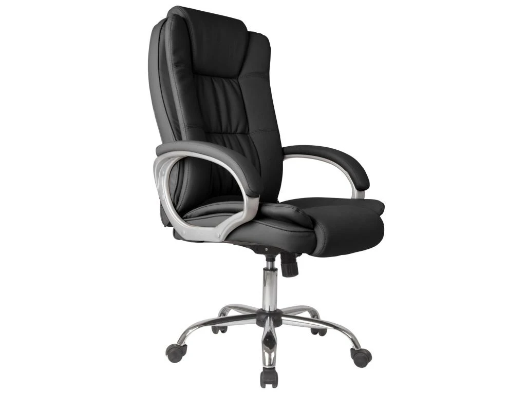 Chaise De Bureau Karen Elevable Et Fauteuil Inclinable En Simili Cuir Noir