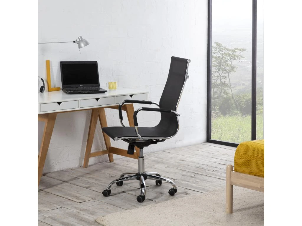 Fauteuil De Bureau Inclinable Slim, Hauteur Réglable, Design Ergonomique – Image 5